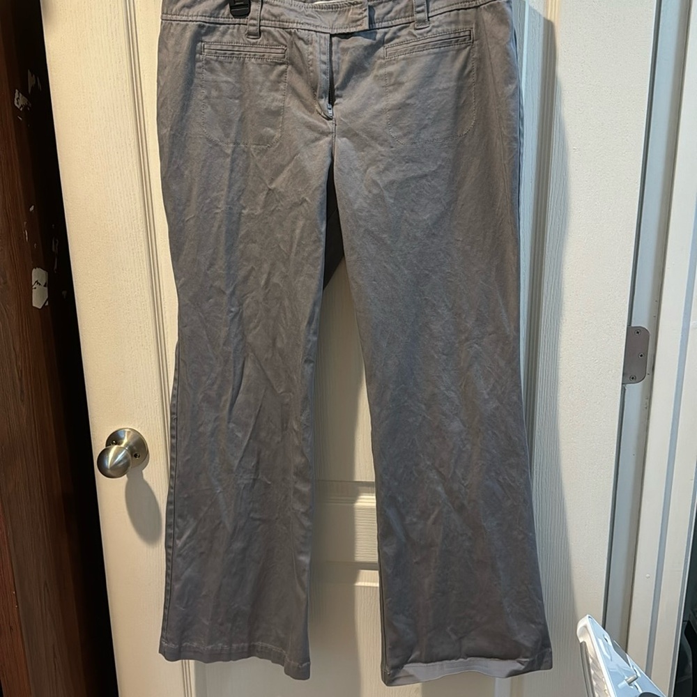 Super soft gray khaki dress pants